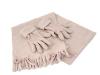 Fleece gloves and scarf set