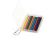Coloured pencils with key chain.
