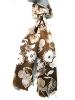 Scarf i blommönster