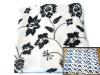 Plaid with flowers design