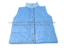 Blå bodywarmer