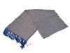Blue and beige shawl