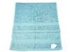 Green bamboo face towel - medium