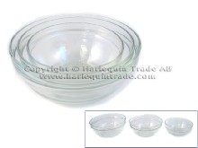 Glass bowl set