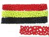 Table runner in felt - heart