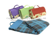 Colourful picnic blanket