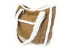 Suede imitated handbag
