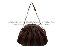 Striped handbag