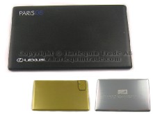Click to enlarge - USB flash drive - brushed aluminium card USB flash drive - brushed aluminium card