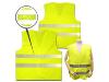 Safety reflective vest with print