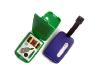 Luggage tag with sewing kit