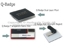 Q-Badge - Name tag