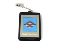 Digital photo frame in keychain
