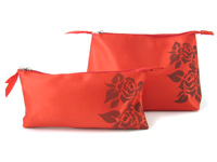 Cosmetic bags - satin