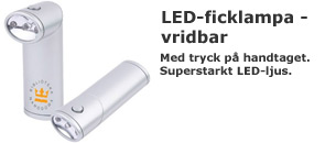 LED-ficklampa - vridbar