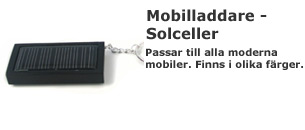 Mobilladdare - solceller