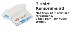 T-shirt - komprimerad