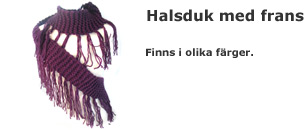 Halsduk med frans