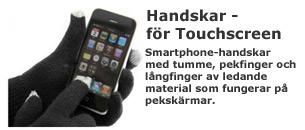 Handskar för pekskärm