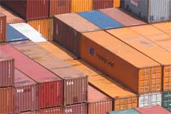 Hong Kong Harbour Containers