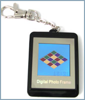 Digital fotoram för-laddad med logo