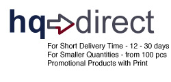 HQ Direct - Short Delivery time - Promotional Products with Print