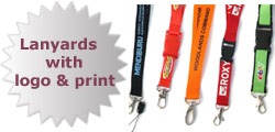 Lanyards with logo and print
