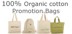 Promotion bags in organic cotton